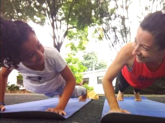 yoga en familia